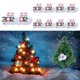 thumbnail image 3 of 2020 Adornos navideños Cuarentena Familia de 2 Adornos colgantes para árboles de Navidad Papá Noel M Abanopi Adornos, 3 of 7