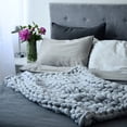 thumbnail image 2 of Forzero Soft Luxury Chunky Knitted Blankets Thick Yarn Braided Throw Comfy Blanket for Couch, 2 of 4