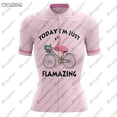 thumbnail image 3 of Conjunto de maillot de ciclismo de primera calidad Flamingo Summer, maillot deportivo de carreras para equipo transpirable, ropa de ciclismo para mujer, maillot corto para bicicleta, 3 of 5