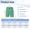 thumbnail image 4 of Cauagu Bulldog Puppy Flower Print Swim Trunks for Men,Youth Boys Swim Shorts Compression Liner Beach Shorts Boys' Swimming Shorts 7-20 Years Bathing Suit-Small, 4 of 7