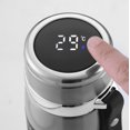 thumbnail image 3 of Medición de temperatura inteligente 316 termo de acero inoxidable taza de gran capacidad al aire libre hombres y mujeres de negocios portátil tetera taza de té negro 600 ml, 3 of 5