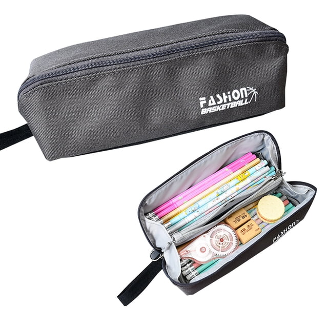 Estuche para lápices de gran capacidad, estuche para lápices, estuche para lápices, bolsa de almacenamiento portátil con cremallera