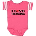 thumbnail image 3 of Inktastic I Love the Drummer Boys or Girls Baby Bodysuit, 3 of 5