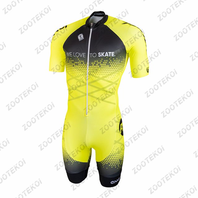 Powerslide-traje de Patinaje de Velocidad de manga corta para mujer, ropa de carrera de triatlón, ropa de Ciclismo en línea patines en linea mujer patines patines de velocidad profesionales qiuyongming unisex