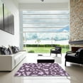 thumbnail image 6 of Ahgly Company Indoor Rectangle Patterned Dull Purple Area Rugs, 8' x 12', 6 of 6