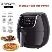 Rozmoz 4.2Qt Air Fryers Oil-less Air Fryer Oven with Touchscreen and Air Fryer Cookbook, Black