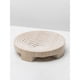 thumbnail image 2 of Adorno de almacenamiento con bandeja de travertino amarillo, mobiliario minimalista medieval para el hogar, mesa de centro para casa de familia, plato de frutas para escritorio, 2 of 5