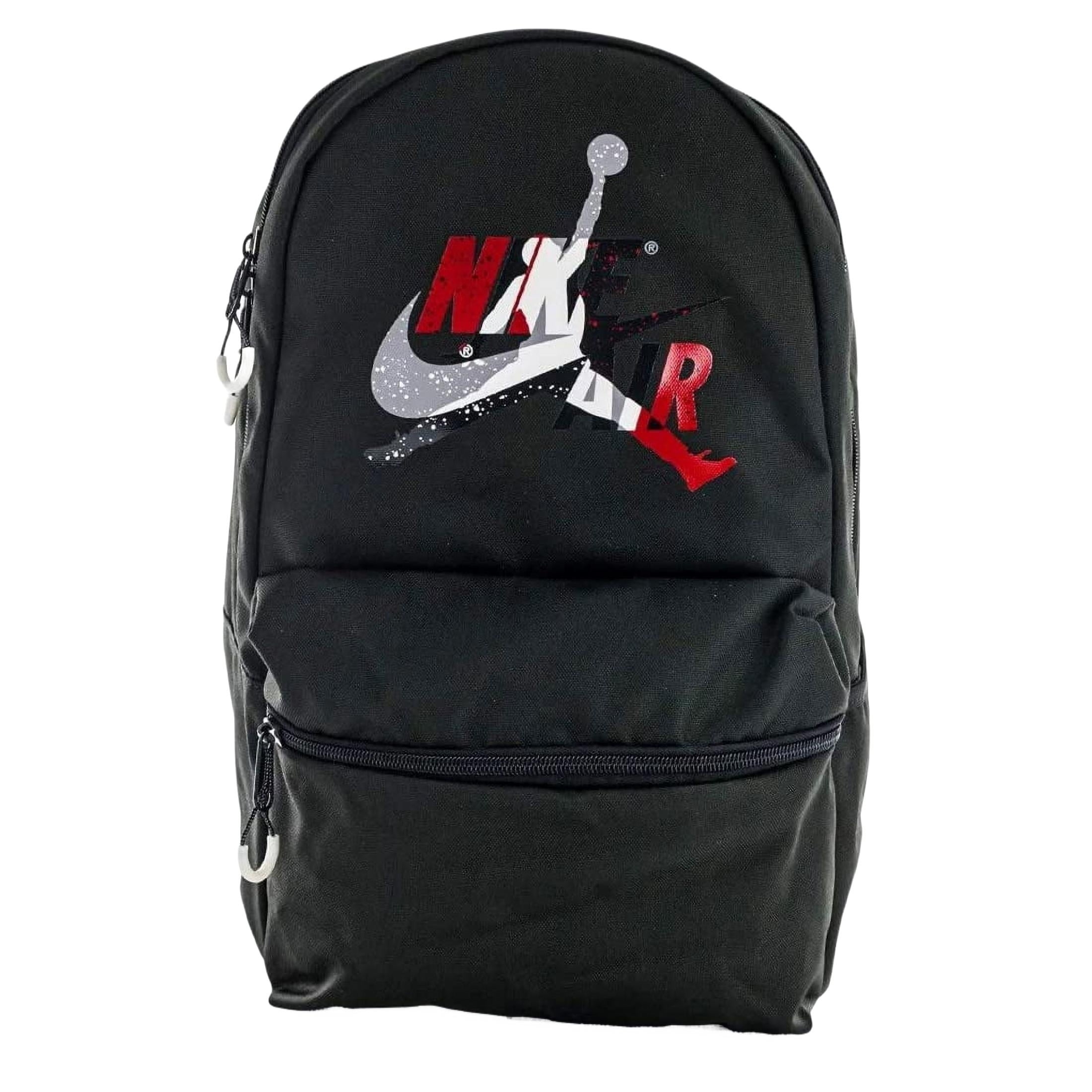 Nike Air Jordan HBR Backpack, Black Elephant Print, Large, 100