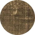 thumbnail image 1 of Ahgly Company Indoor Round Oriental Brown Industrial Area Rugs, 8' Round, 1 of 4