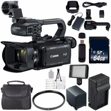 Lithium Ion Battery Memory Effect - Canon XA11 Compact Full HD ENG Camcorder #2218C002 (International Model) + 64GB SDXC Class 10 Memory Card + BP-820 Replacement Lithium Ion Battery + External Rapid Charger Bundle