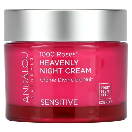 Andalou Naturals Heavenly Night Cream - 1000 Roses - 1.7 oz