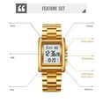 thumbnail image 3 of SKMEI 2228 Multifunctional Digital Watch with Dual Time Display, 30M Waterproof, Luminous Dial, Alarm, Countdown Timer, and Stopwatch for Men and Women, Available in Various Band Colors and Materials., 3 of 6