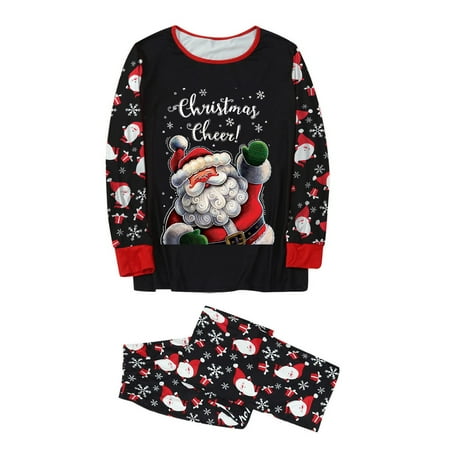 

Christmas Pajamas for Family Parent-Child Outfit Winter Fall Merry Clothes Matching Cute Prints Long Sleeve Tops Pants Pajama Sets