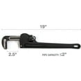 thumbnail image 4 of Steelman 18-Inch Heavy-Duty Cast Aluminum Straight Handle Pipe Wrench 60876, 4 of 4