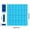 Blue, variant on Fridja Silicone Domino Mold Resin Domino Mirror Epoxy Resin Abrasive Mold Toy