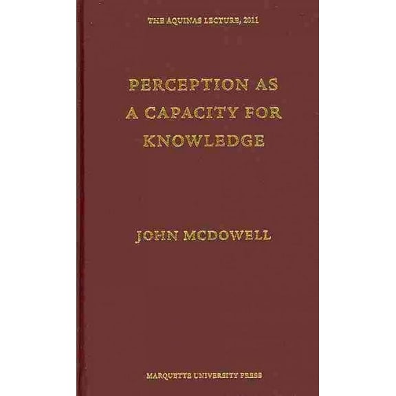 Perception as a Capacity for Knowledge