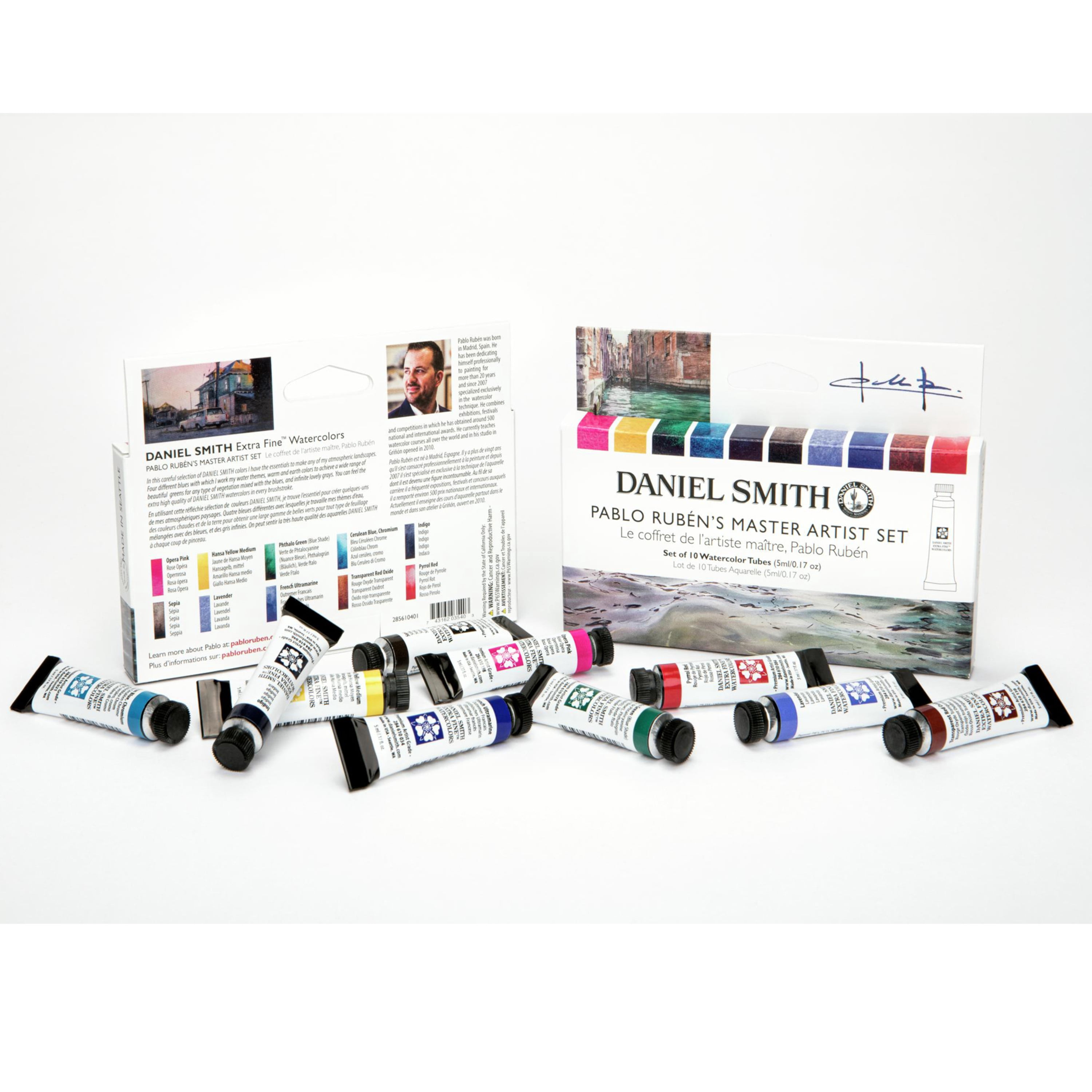 Daniel Smith Artist Edition Watercolor Set, 5ml Tubes, Pablo Ruben's 10-Color Artist Set