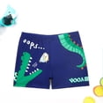 thumbnail image 2 of Nwiuh Boys Swim Trunks Toddler Swim Shorts Swimming Boxer Briefs Blue for Size 6-7 Years, 2 of 5