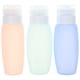 thumbnail image 1 of 3pcs Botellas de viaje Contenedores de almacenamiento de contenedores de almacenamiento Botellas de silicona para champú de loción (90 ml), 1 of 6