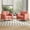Blush, variant on JULY'S SONG Accent Chair, Linen Fabric Comfy Upholstered Living Room Chairs, 37.8" Wide Mid Century Oversized Chair, Modern Arm Chair for Bedroom, Light Brown