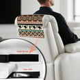 thumbnail image 4 of TSOVTHRID Aztec Tribal West Cowboy Print Recliner Headrest Cover Non Slip Protective Couch Chair Head Protector for Sofa Stain Resistant Head Rest Cover for Recliner 17x27 in, 3 PCS, 4 of 7