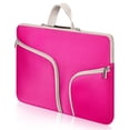 thumbnail image 1 of Funda para portátil de 14 pulgadas, impermeable, portátil, con asa, maletín de trabajo para HP, Lenovo y Ultrabooks, color rosa, 1 of 8