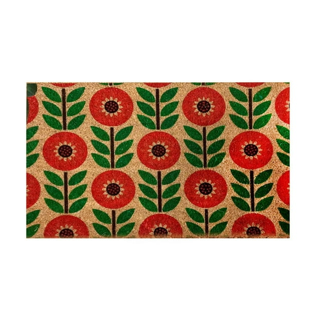 Summer Funny Door Mats Outdoor Welcome Doormats Home Decor Rugs, Durable Non-slip Backing Mat for Outside Entryway Mats Home Front or Back Entrance, Home Entry Floor