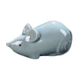 thumbnail image 3 of Lipstore Ceramics Tea Pet Adorable Small Animal Sculpture for Tea Room Bookcase Hotel Rat, 3 of 8