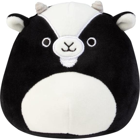 Squishmallows 5-Inch Gregory The Goat Mini Plush - Official Jazwares Plush - Collectible Squishy Soft Farm Stuffed Animals Toy - Gift for Kids, Girls & Boys