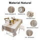 thumbnail image 3 of Mantel Para Mesa Rectangular Decoracion Comedor Xtellar beige, 3 of 3
