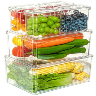 Dropship Storage Box Fridge Organizer Fresh Vegetable Fruit Boxes