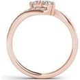 thumbnail image 3 of 3/4 Carat T.W. Diamond 14kt Rose Gold Two-Stone Bypass Band, 3 of 5