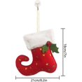 thumbnail image 4 of Christmas Stockings Plush Faux Fur Cuff Xmas, 4 of 4