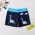 thumbnail image 4 of HEVIRGO Boy Swimming Trunks Breathable Ultra Soft Slim Baby Boy Cartoon Print Board Shorts for Swimming Pool Party,Dark Cyan XL, 4 of 8
