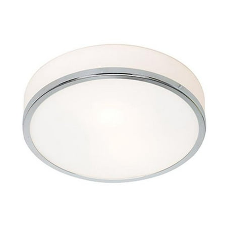 

Access Lighting 20670-CH-OPL 10 in. Aero 1 Light Chrome Flush Mount Ceiling Light in Incandescent with Opal Glass