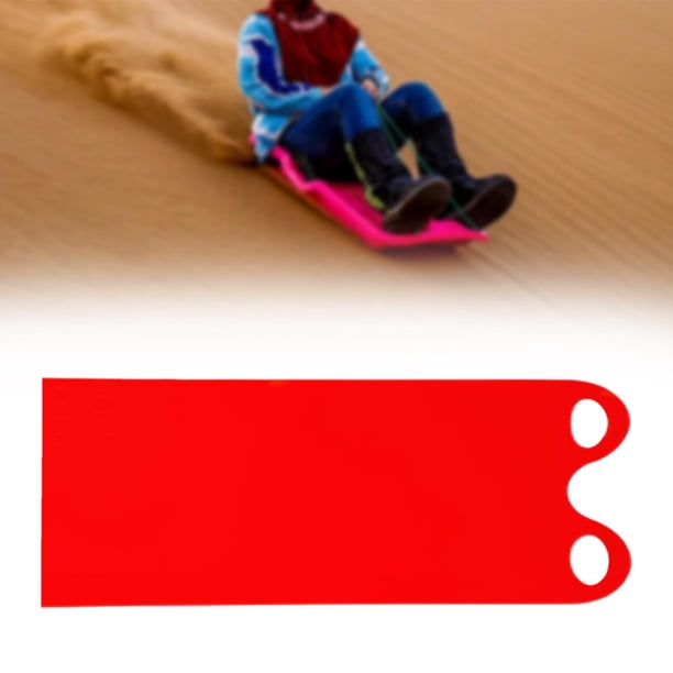 Traineau à Sable/neige – Tapis Volant Pliable En PP+PE – 46 X 137 Cm – Bleu – Poignées De Maintien – Pour Enfant Et Adulte – Glisse Sur Dune, Neige Ou Glace