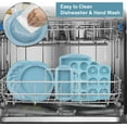 thumbnail image 5 of 9in1 Nonstick Silicone Baking Fluted Cake Pan Cookie Sheet Molds Tray Heat Resistant Bakeware Tools Kit for Muffin Loaf Bread Pizza CupcakeUtensil, 5 of 8