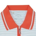 thumbnail image 3 of Monterey Club Women's Metallic Stripe Contrast Golf Polo Shirt #2256, 3 of 4
