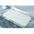 thumbnail image 5 of Alfombra de baño antideslizante, antimoho, respetuosa con el medio ambiente e insípida, alfombra de baño y cocina, masaje con ventosa, blanco crema (79*39cm), 5 of 5