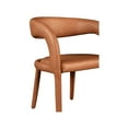 thumbnail image 4 of Meridian Furniture Sylvester Cognac Vegan Leather Dining Chair, 4 of 9