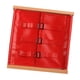 thumbnail image 1 of Tablero para niños, ayuda a vestir al bebé con cremallera, hebilla Hebilla de zapatos de cuero rojo, 1 of 8