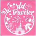 thumbnail image 3 of Orlando Theme Park World Traveler Shirt Unisex - Inspired T-Shirt (Dark Pink, Large), 3 of 6