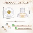 thumbnail image 3 of fastboy 100x No-Irritate Earring Backs For Studs Silicone Replacements Set Silicone Earring Backs A, 3 of 6