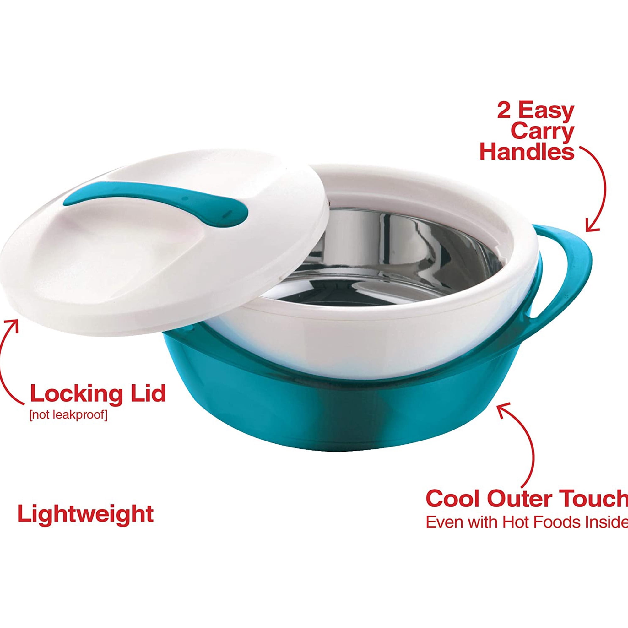 Pinnacle Thermoware Insulated Stainless Steel Bowl with Lid