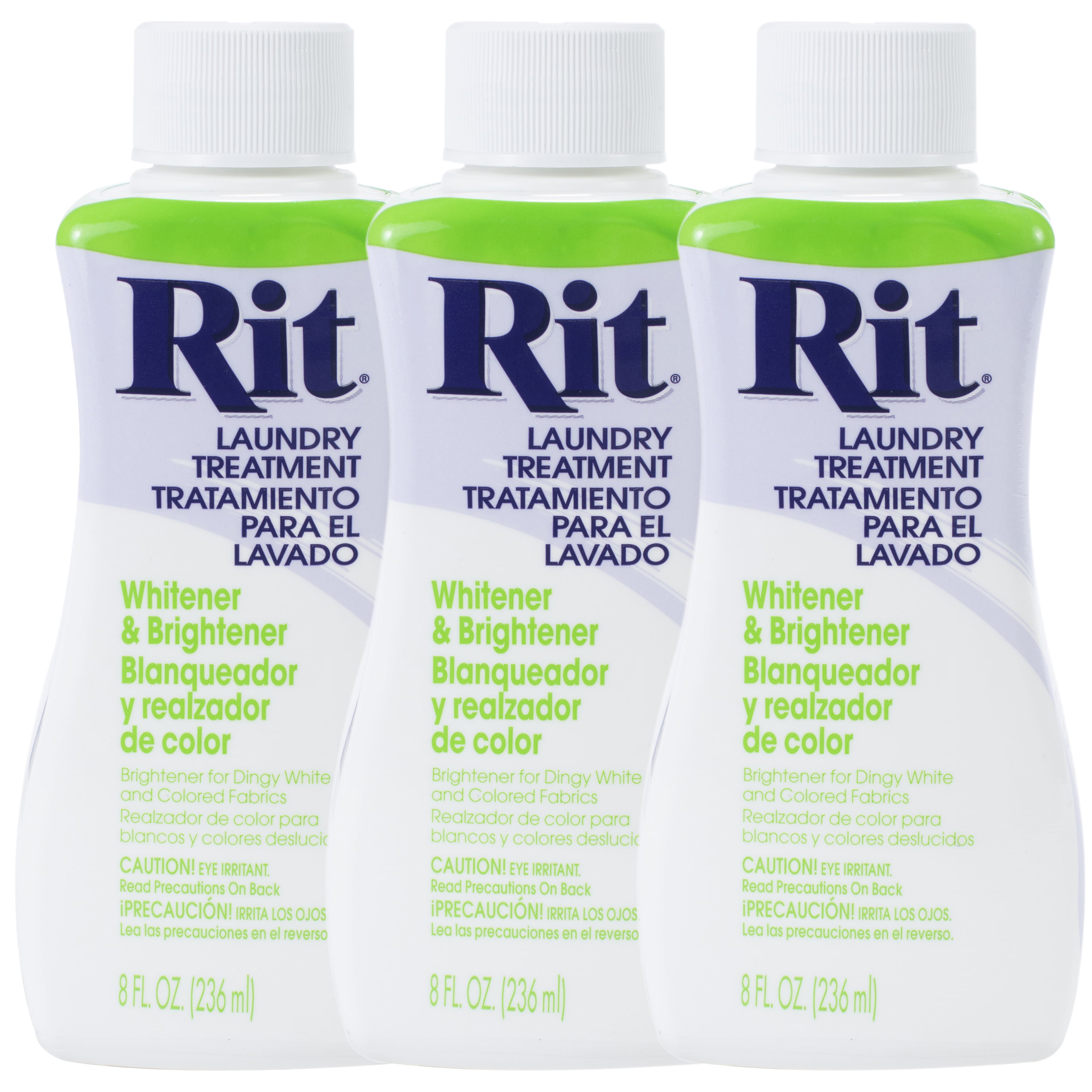 Rit Dye Liquid 8ozWhitener & BrightenerMultipack Of 3
