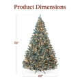 thumbnail image 7 of Best Choice Products 6ft Pre-Lit Blue Spruce Christmas Tree w/ Foldable Base, 250 Lights, 900 Tips, 7 of 7