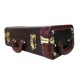 thumbnail image 2 of Estuche para saxofón, bolsa de transporte para saxofón alto, de piel sintética, grueso, acolchado, rígido, maletín ligero, portátil con asa, adecuado marrón, 2 of 10