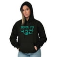 thumbnail image 3 of Mermaid Born to Swim Cute Water Lover Hoodie Sweatshirt Women Brisco Brands M, 3 of 6