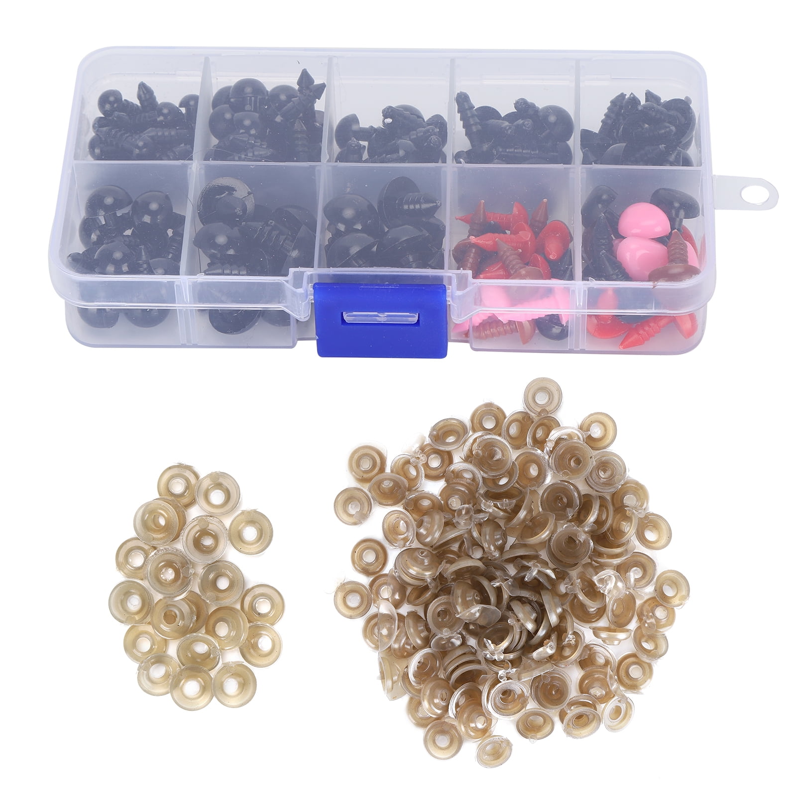 Plastic Eyes Noses, Durable Shiny Different Models Plastic Resin Teddy