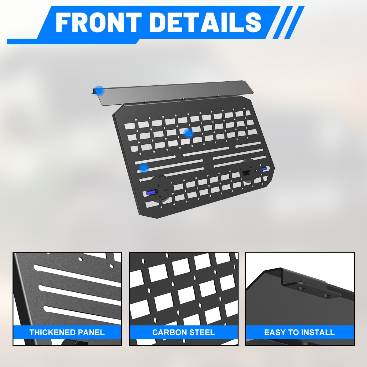 Side Molle Panels Fit for 2024 2025 2026 Toyota Land Cruiser Prado LC250,Driver Side